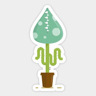 Man eating plant Sticker